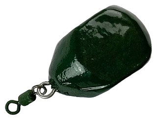 Груз УЛОВКА карповый Куб 120гр темно-зеленый - фото 1