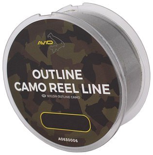 Леска Avid Carp  Outline Camo Reel Line 300м 0,37мм 18Lb - фото 1