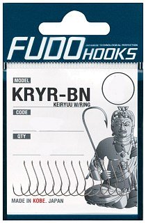 Крючки Fudo Keiryu W/ring KRYR-BN 6201 BN №12 