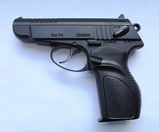 Пистолет УМК П-М17Т 9РА ОООП рукоятка дозор новый дизайн Gen 3 - фото 2