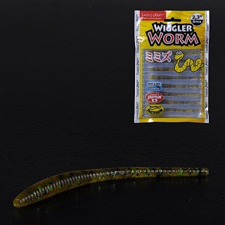 Приманка Lucky John слаги Pro series wiggler worm 05.84/PA19 9шт - фото 2