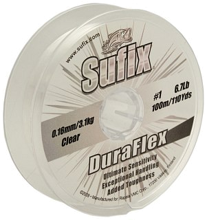 Леска Sufix Duraflex clear x10 100м 0,16мм
