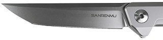 Нож Sanrenmu 1161 складной сталь Sandvik  14C28N рукоять 420 Steel - фото 8
