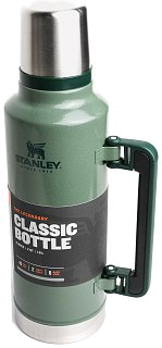Термос Stanley Classic 1.9л темно-зеленый - фото 1