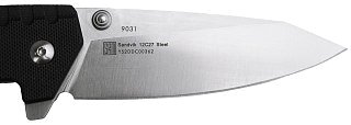 Нож Sanrenmu 9031 складной сталь Sandvik  12C27 рукоять G10 - фото 5