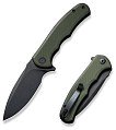 Нож Civivi Mini Praxis Flipper Knife G10 Handle (2.98" D2 Blade) green 