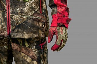 Перчатки Harkila Moose Hunter 2.0 MossyOak Break-Up Country/ Red - фото 4