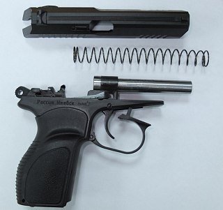 Пистолет УМК П-М17Т 9РА ОООП рукоятка дозор новый дизайн Gen 3 - фото 4