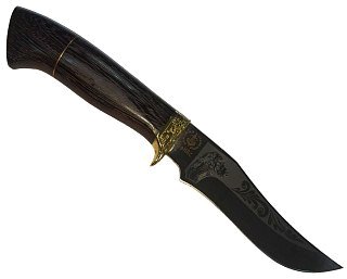 Нож Ладья Охотник-1 НТ-3 P 95х18 рисунок венге - фото 2