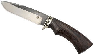Нож ИП Семин Скиф кованая сталь 95x18 со следами ковки венге литье - фото 1