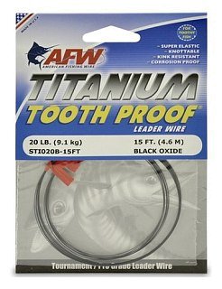 Поводковый материал AFW Titanium tooth proof 4,6м 9кг