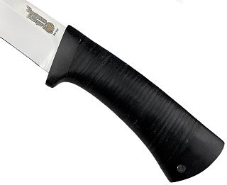 Нож Росоружие Пикник ЭИ-107 кожа позолота гравировка - фото 5