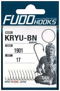 Крючки Fudo Keiryuu KRYU-BN 1901 BN №2 