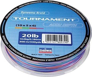 Шнур Daiwa Tournament Accudepth 0,14мм 150м 10lb