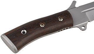 Нож ИП Семин Смерч сталь 65х13 ценные породы дерева - фото 3
