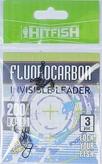 Поводок Hitfish Invisible leader флюорокарбон 200мм 5,6кг d 0,40 3шт - фото 2