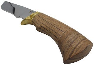 Нож ИП Семин Галеон сталь 65х13 литье ценные породы дерева - фото 3