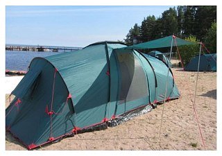 Палатка Tramp Brest 6 зеленый - фото 3