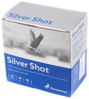 Патрон 12х70 Главпатрон Silver shot 0 био 32 1/25/250 - фото 3