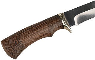 Нож ИП Семин Князь кованая сталь 95х18 венге литье - фото 3