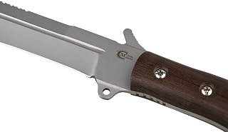 Нож ИП Семин Смерч сталь 65х13 ценные породы дерева - фото 4