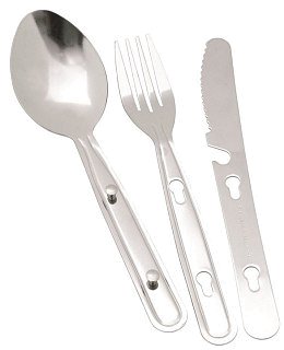 Набор столовых приборов Easy Camp Travel cutlery сталь - фото 1