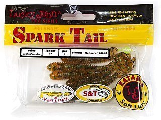 Приманка Lucky John виброхвост Pro series spark tail 3,0in 07,60/PA19 7 шт - фото 3