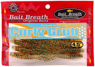 Приманка Bait Breath Curly Grub 4,5" Ur24 уп.8шт - фото 1