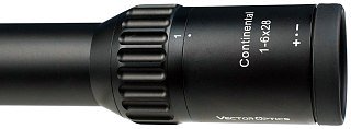 Прицел Vector Optics Continental 1-6x28 34мм tactical FFP - фото 5