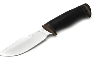 Нож Росоружие Сталкер-2 95х18 рисунок рукоять кожа