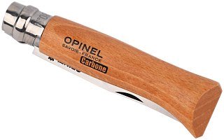 Нож Opinel 8VRN 8см углеродистая сталь - фото 5