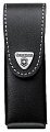 Чехол Victorinox Leather Belt Pouch кожаный черный с застежкой