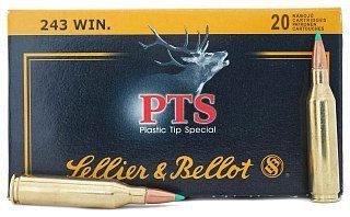 Патрон 243Win Sellier&Bellot PTS Hornady 6,1г 1/20 - фото 1