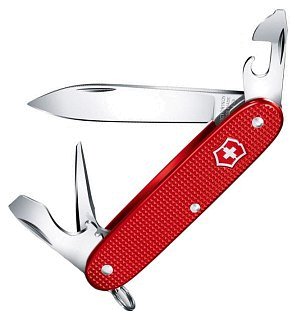 Нож Victorinox Alox Pioneer 93мм 8 функций красный - фото 1