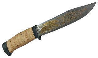 Нож Росоружие Баджер 2 береста сталь 95Х18 - фото 1