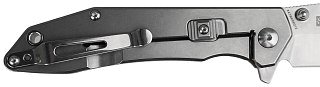 Нож Sanrenmu 9002-GW складной сталь Sandvik  12C27 рукоять G10 - фото 4