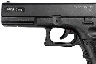 Пистолет Stalker S17 4,5мм черный - фото 7