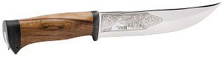 Нож Росоружие Атаман 95х18 рисунок орех - фото 2