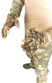 Перчатки Fantom Force Альфа-4 тактические с пальцами DSN M CAM - фото 11