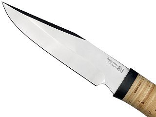 Нож Росоружие Кайман 2 95х18 береста рисунок - фото 6