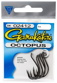 Крючок Gamakatsu SW Octopus black №6/0