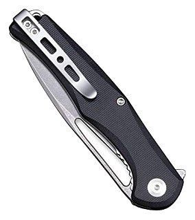 Нож Sencut CITIUS Flipper & Manual Thumb Knife Black G10 Handle (3.3" 9Cr18MoV) - фото 3
