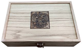 Коробка подарочная деревянная - фото 1