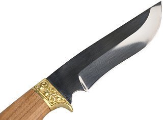 Нож ИП Семин Галеон сталь 65х13 литье береста - фото 4
