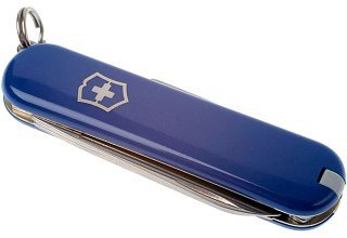 Нож-брелок Victorinox Classic 58мм 7 функций синий - фото 5