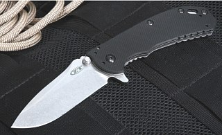 Нож Zero Tolerance складной сталь Elmax черная рукоять G10 - фото 3