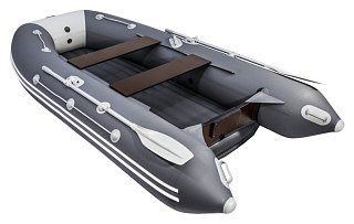 Лодка Мастер лодок Таймень LX 3400 НДНД графит светло-серый - фото 3