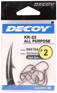 Крючки Decoy KR-22 BN №2 10шт