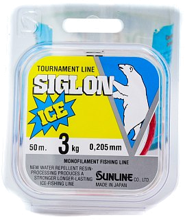 Леска Sunline Siglon V ice fishing красный 50м 1,5/0.205мм