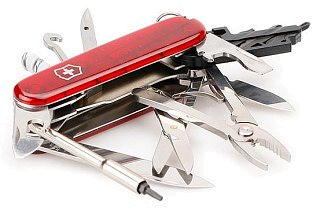 Нож Victorinox Cyber tool M 91мм красный полупрозрачный - фото 2
